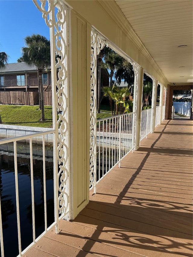 exterior space featuring a porch