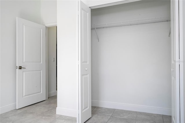 view of closet