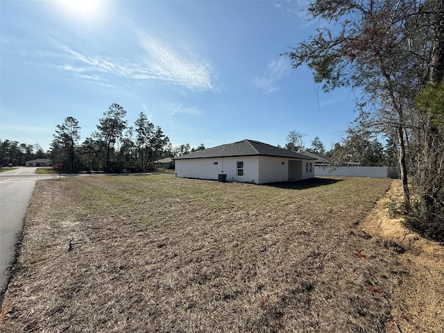 exterior space featuring fence