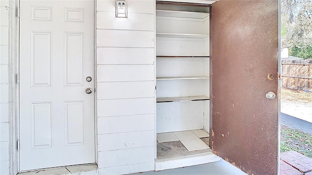 view of closet