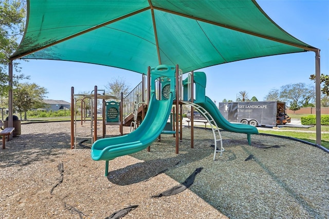 view of communal playground
