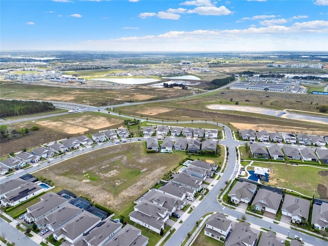 bird's eye view featuring a residential view