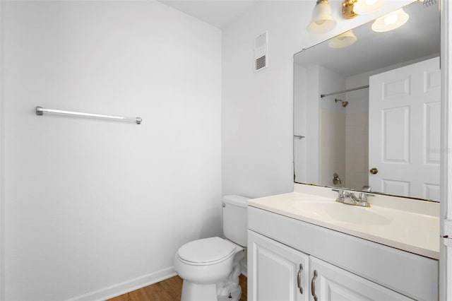13037 Mulberry Park Dr Unit 529, Orlando, FL 32821 - full bath with vanity, wood finished floors, and a shower