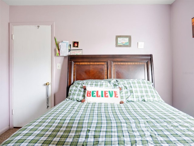 unfurnished bedroom featuring carpet