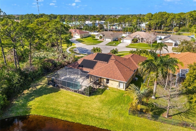 birds eye view of property featuring a residential view