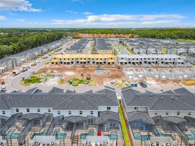 birds eye view of property featuring a residential view