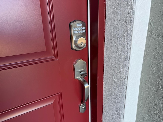 exterior details with stucco siding