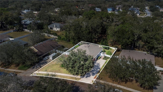 bird's eye view featuring a residential view