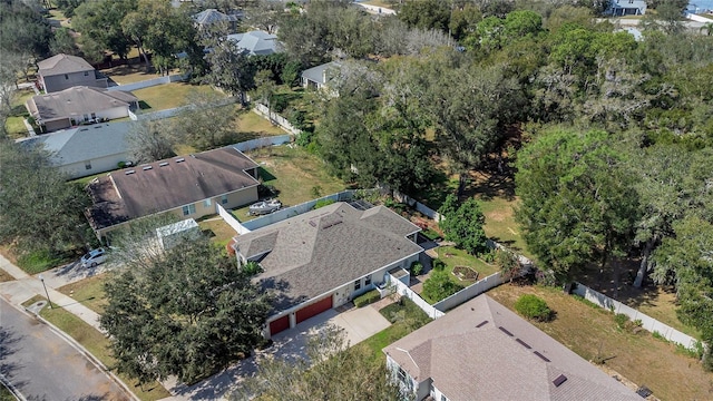 aerial view featuring a residential view