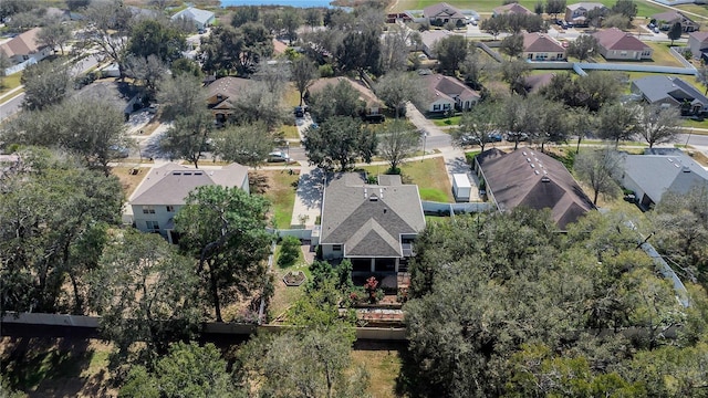 drone / aerial view featuring a residential view