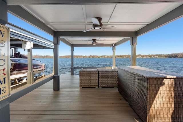 5524 Sail Ct, Orlando, FL 32819 - dock area featuring a water view