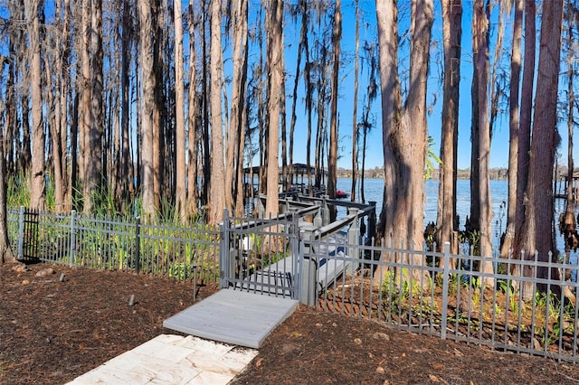 5524 Sail Ct, Orlando, FL 32819 - gate with a water view