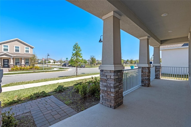 view of patio / terrace featuring a porch