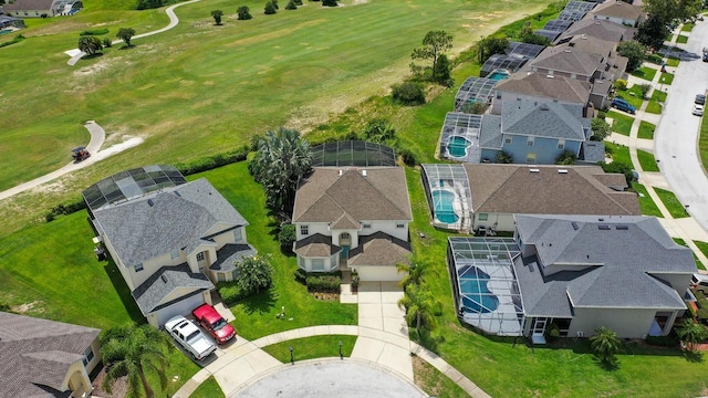 aerial view featuring a residential view