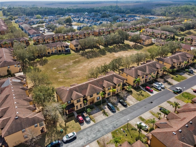 bird's eye view featuring a residential view