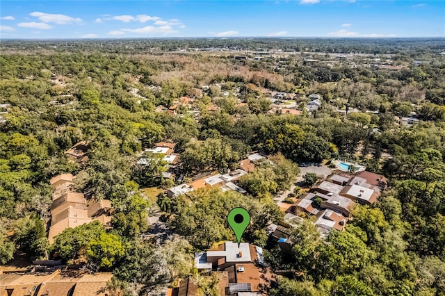 aerial view with a view of trees