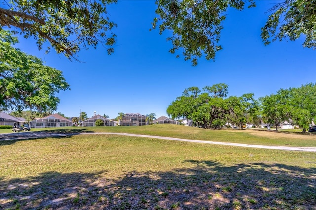 exterior space featuring a lawn