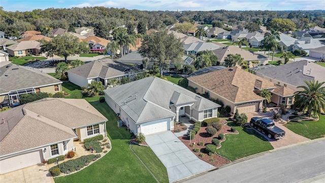 drone / aerial view featuring a residential view