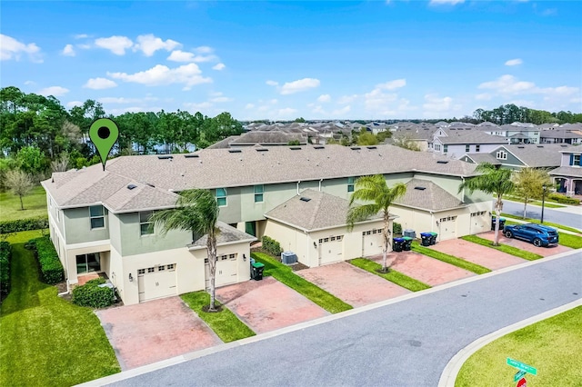 bird's eye view featuring a residential view