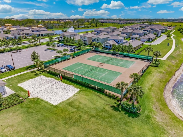 bird's eye view featuring a residential view