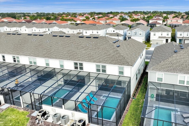 birds eye view of property featuring a residential view