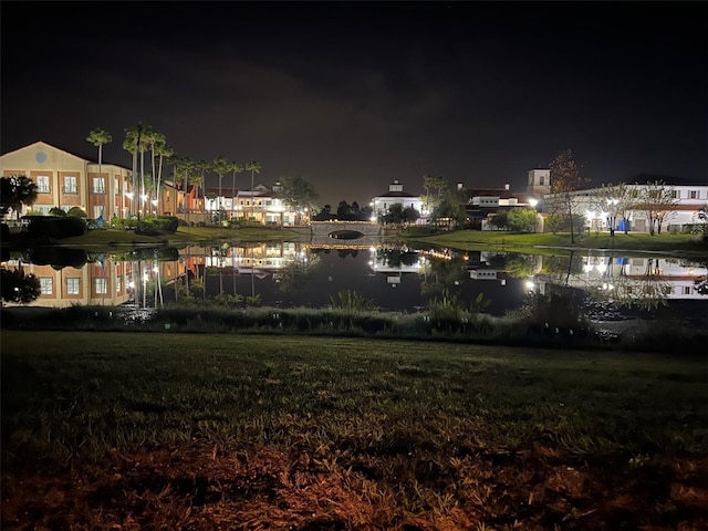 view of water feature