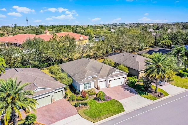 drone / aerial view featuring a residential view