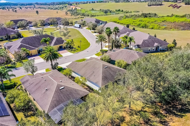 bird's eye view featuring a residential view