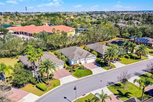 birds eye view of property featuring a residential view