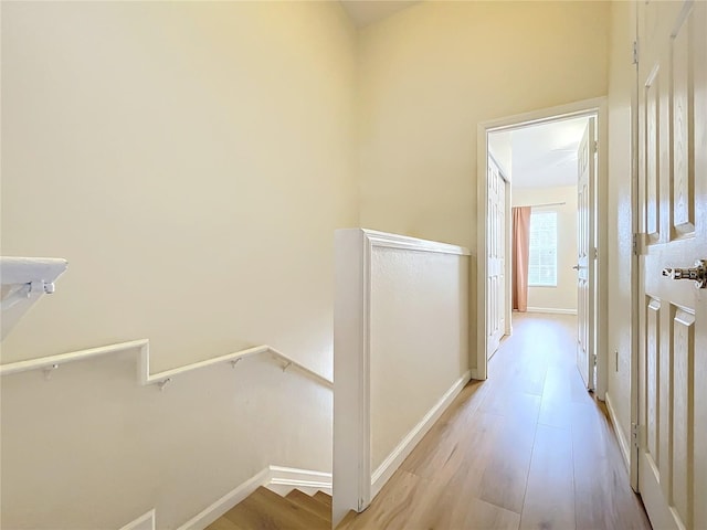 1410 Stockton Dr, Sanford, FL 32771 - hallway featuring light wood finished floors and baseboards
