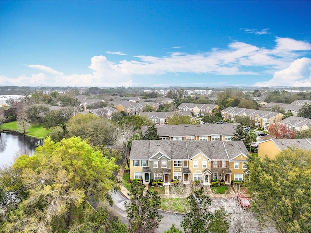 1410 Stockton Dr, Sanford, FL 32771 - aerial view featuring a residential view and a water view