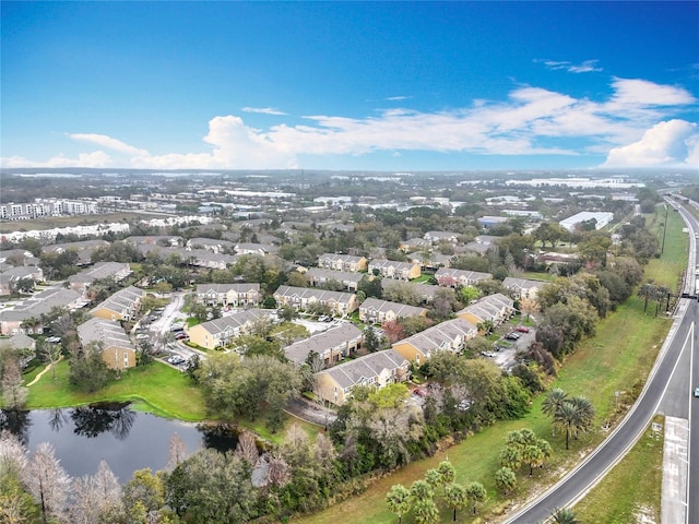 1410 Stockton Dr, Sanford, FL 32771 - aerial view featuring a residential view and a water view