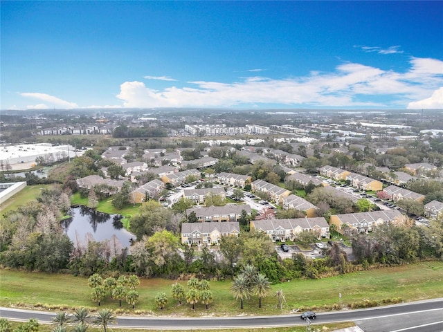 1410 Stockton Dr, Sanford, FL 32771 - birds eye view of property with a water view and a residential view