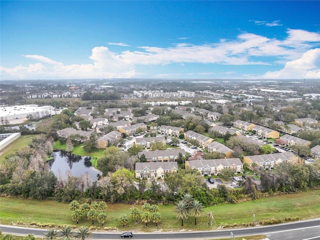 1410 Stockton Dr, Sanford, FL 32771 - drone / aerial view with a water view and a residential view