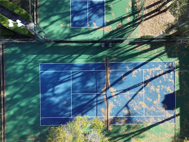 view of sport court