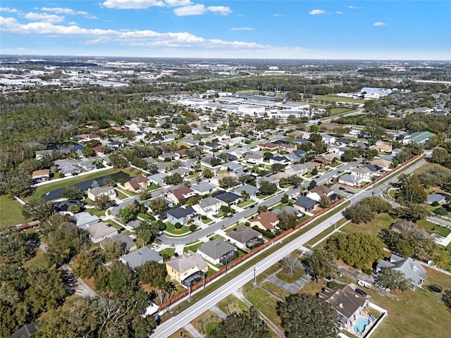 drone / aerial view featuring a residential view