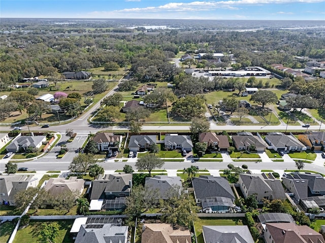 drone / aerial view featuring a residential view