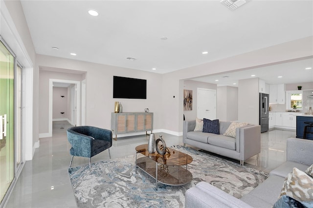 2015 Summerfield Rd, Winter Park, FL 32792 - living area featuring recessed lighting and baseboards