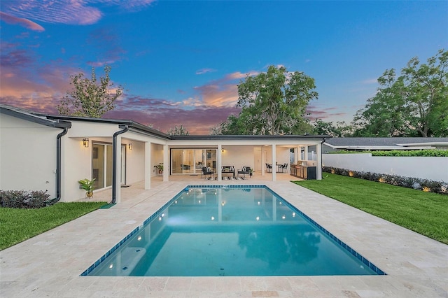 2015 Summerfield Rd, Winter Park, FL 32792 - back of house with a patio, stucco siding, and outdoor lounge area