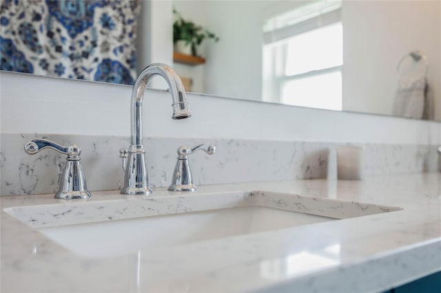 interior details featuring a sink