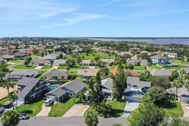 44 Capistrano Dr, Ormond Beach, FL 32176 - aerial view featuring a water view and a residential view