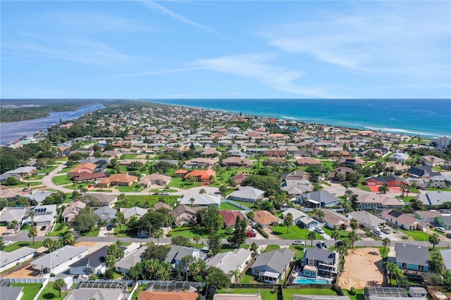 44 Capistrano Dr, Ormond Beach, FL 32176 - aerial view with a residential view and a water view
