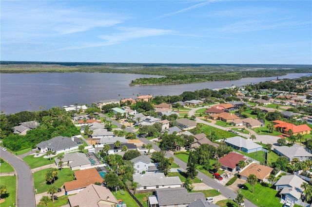 44 Capistrano Dr, Ormond Beach, FL 32176 - bird's eye view with a residential view and a water view