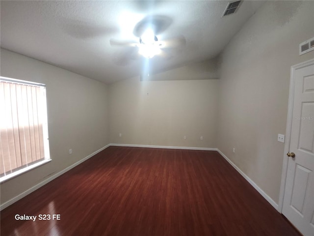 1346 Rolling River Rd, Deland, FL 32720 - bonus room with vaulted ceiling, wood finished floors, a ceiling fan, and baseboards