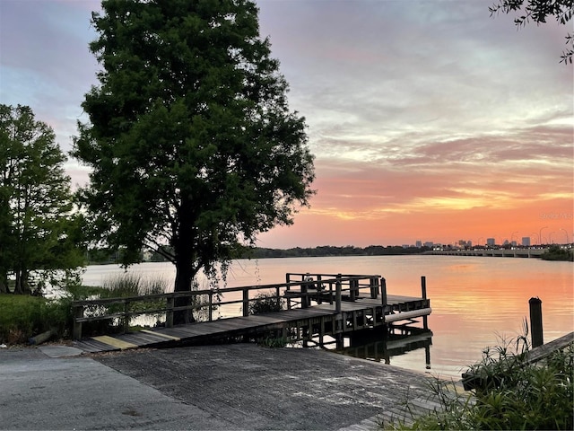 4214 Lake Underhill Rd Unit A, Orlando, FL 32803 - dock with a water view