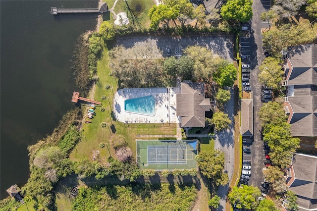 4214 Lake Underhill Rd Unit A, Orlando, FL 32803 - aerial view of property and surrounding area featuring a pool