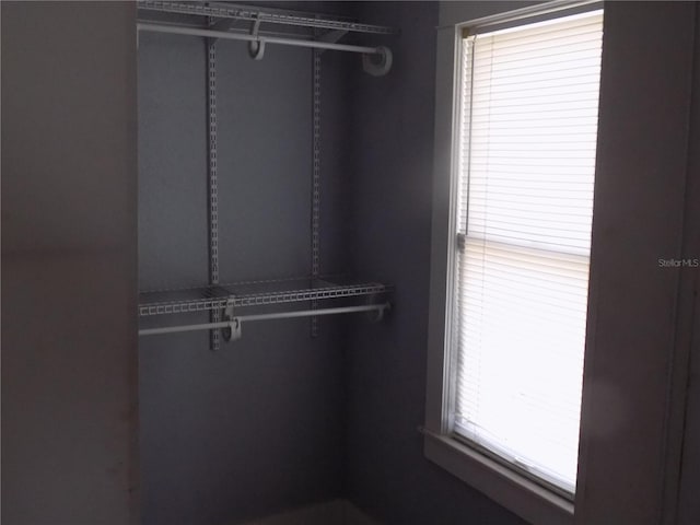 view of closet