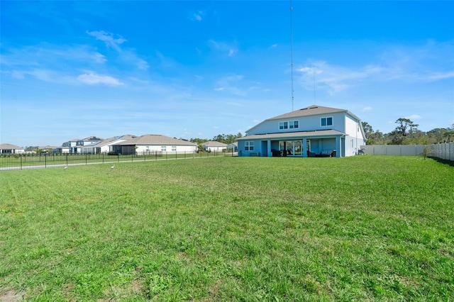 exterior space with fence