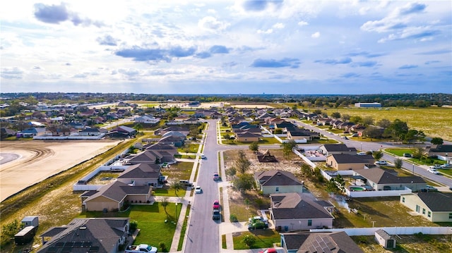 bird's eye view featuring a residential view