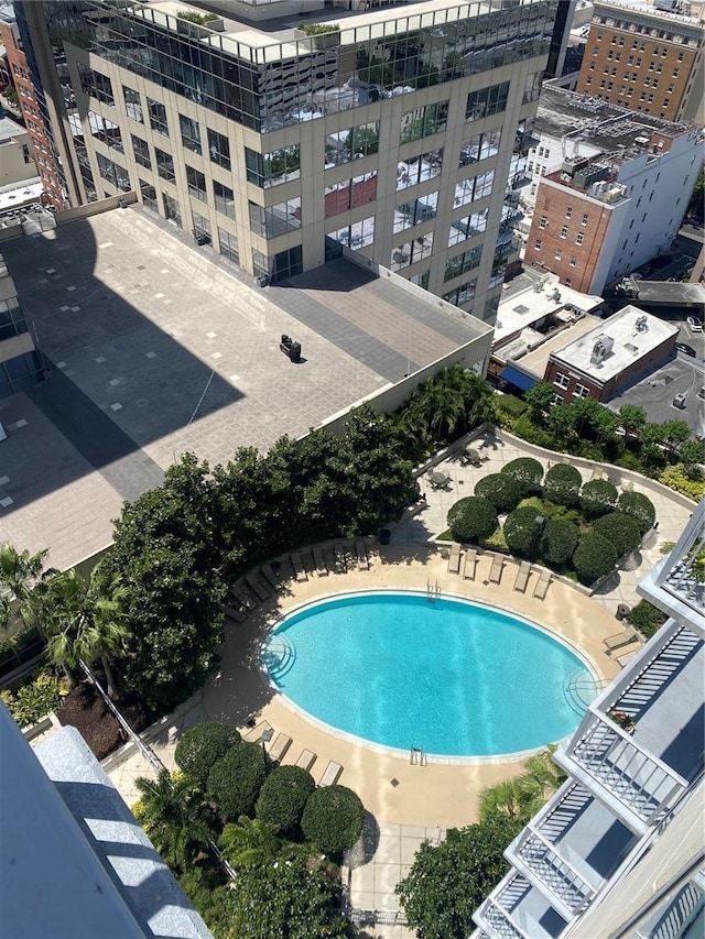 view of pool